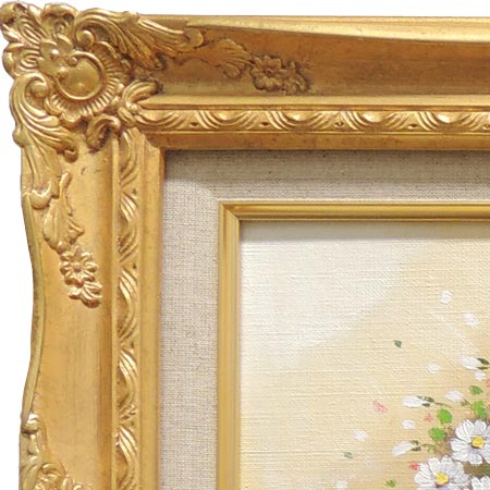 楽天市場】絵画 油絵 マーガレット （SOO） 送料無料 【肉筆】【油絵