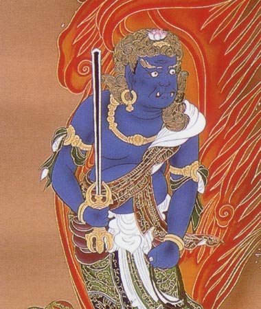 楽天市場】掛け軸 不動明王 (中村永湖) 送料無料（掛軸） : 掛け軸