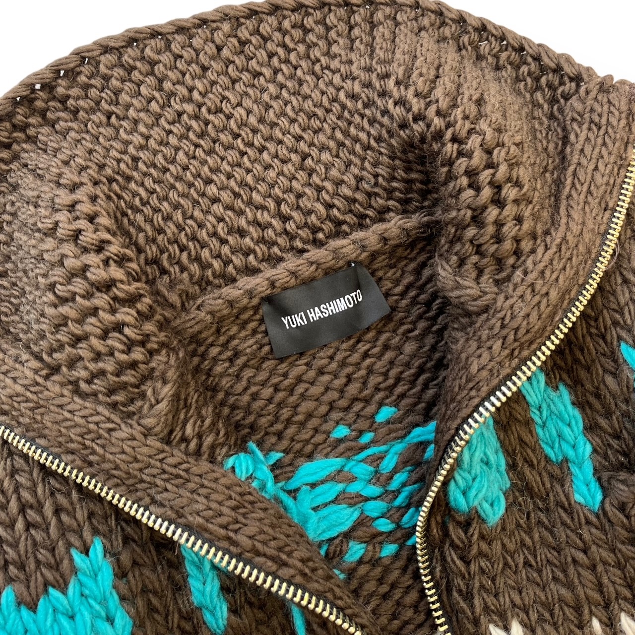 楽天市場】ユウキハシモト・YUKI HASHIMOTO 22AW COWICHAN SWEATER