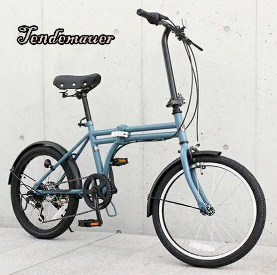 福岡発 20インチ 子供 自転車 水色 折り畳み 軽量 通学 通勤 家庭用 6