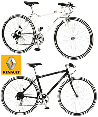 楽天市場】RENAULT ルノー クロスバイク700C 約27インチ自転車シマノ製