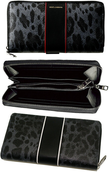 楽天市場】DOLCE&GABBANAラウンドファスナー長財布ヒョウ柄