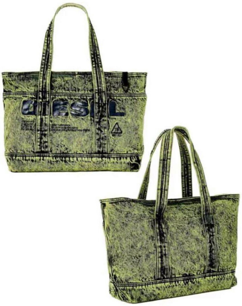 楽天市場】DIESEL ディーゼル トートバッグフロントブラックロゴ