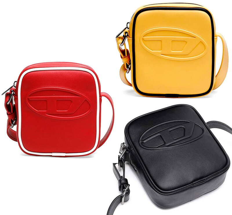 楽天市場】DIESEL ディーゼル ポシェットエンボスDロゴブラック