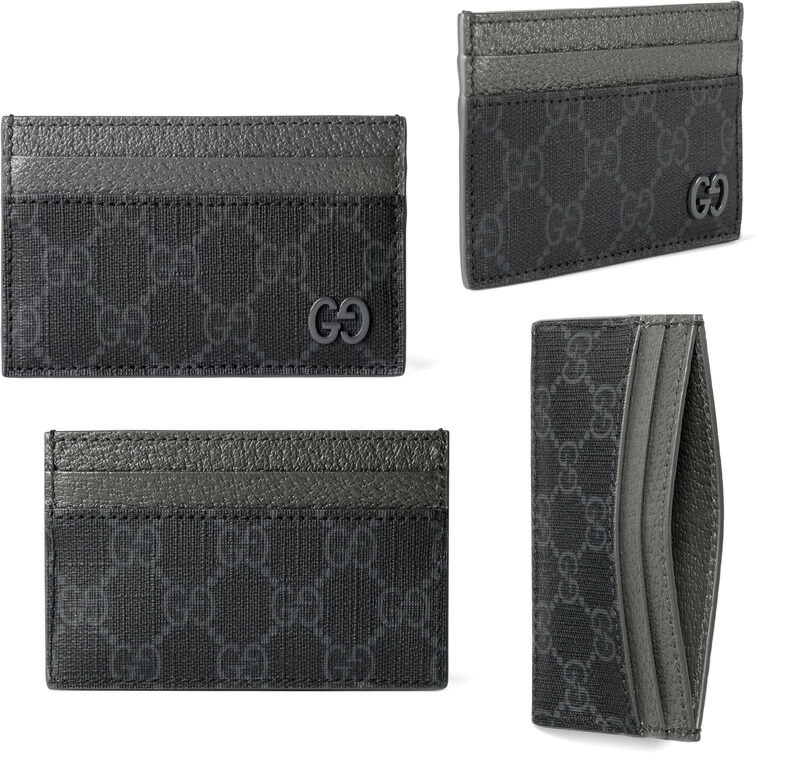 楽天市場】GUCCI グッチ カードケースパスケース 定期入れダークグレー