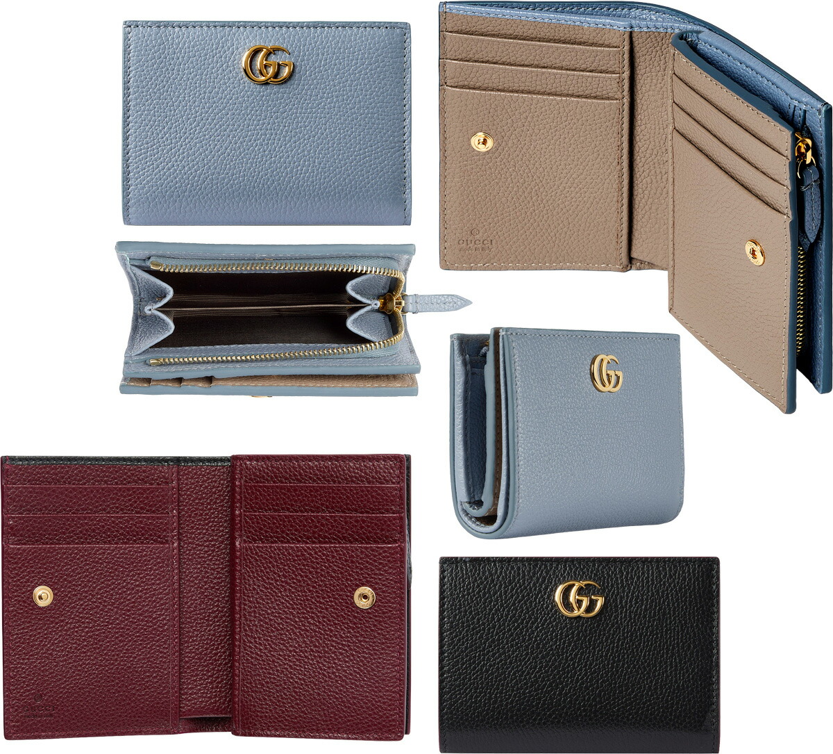 楽天市場】GUCCI グッチ レディース小銭入れ付き二つ折り長財布ダブルG