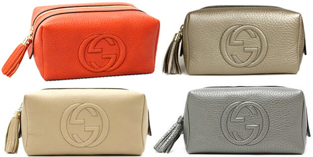 楽天市場】GUCCIグッチ 化粧ポーチ小物入れエンスインターロッキングGG