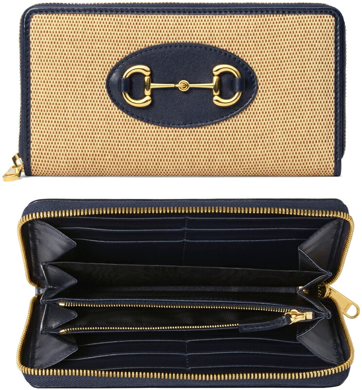 GUCCI グッチ GGキャンバス レザー ホースビット 長財布 800910 GUCCI