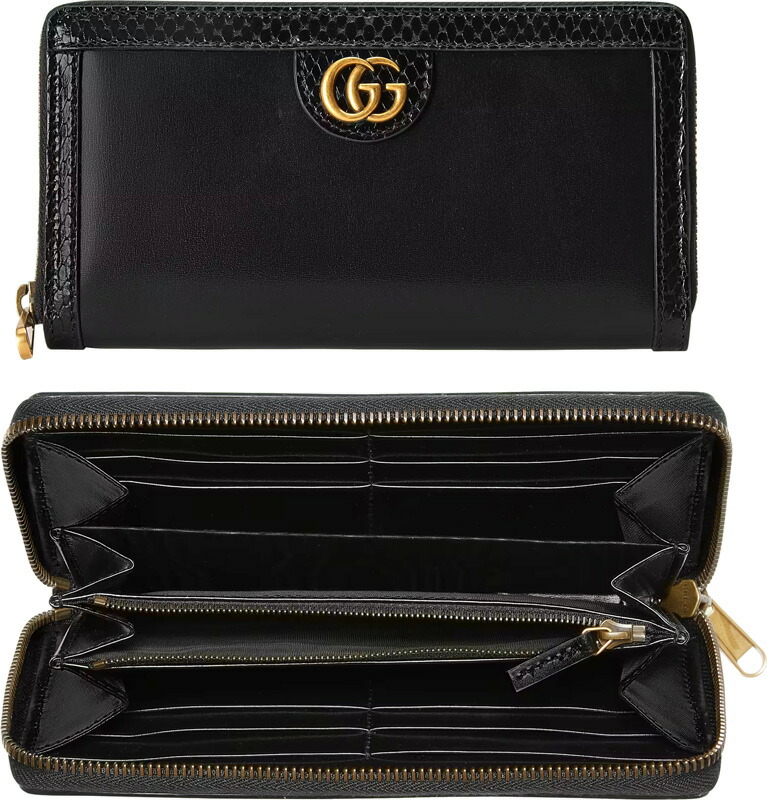 楽天市場】GUCCI グッチ小銭入れ付きラウンドファスナー長財布パイソン