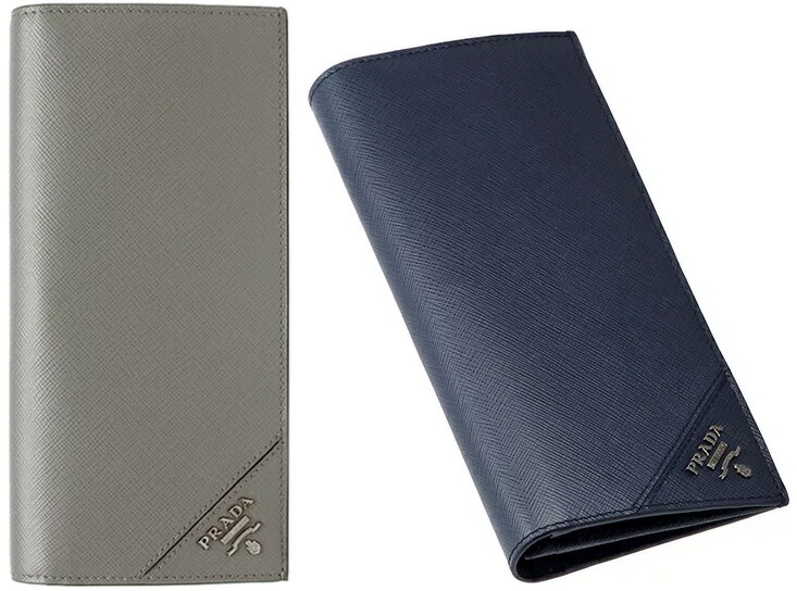 楽天市場】PRADA プラダ メンズ 小銭入れ付き2つ折り長財布