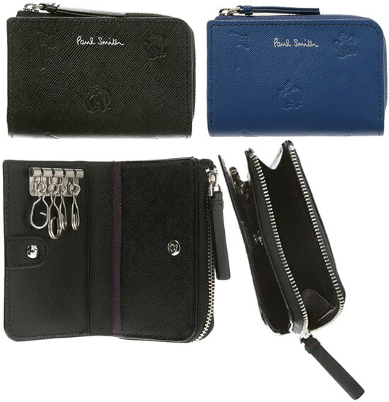 楽天市場】Paul Smith ポールスミス小銭入れ付き4連キーケースL字