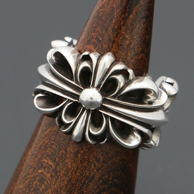 楽天市場】クロムハーツ ダブルフローラルクロスリング（ジュエリー