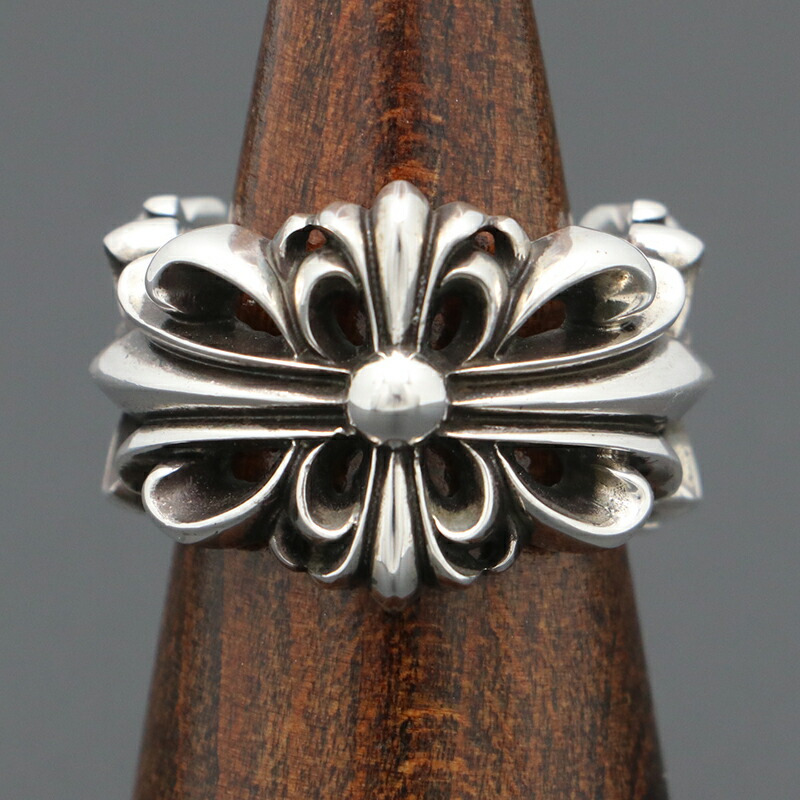 楽天市場】クロムハーツ【CHROMEHEARTS】ダブルフローラルクロスリング