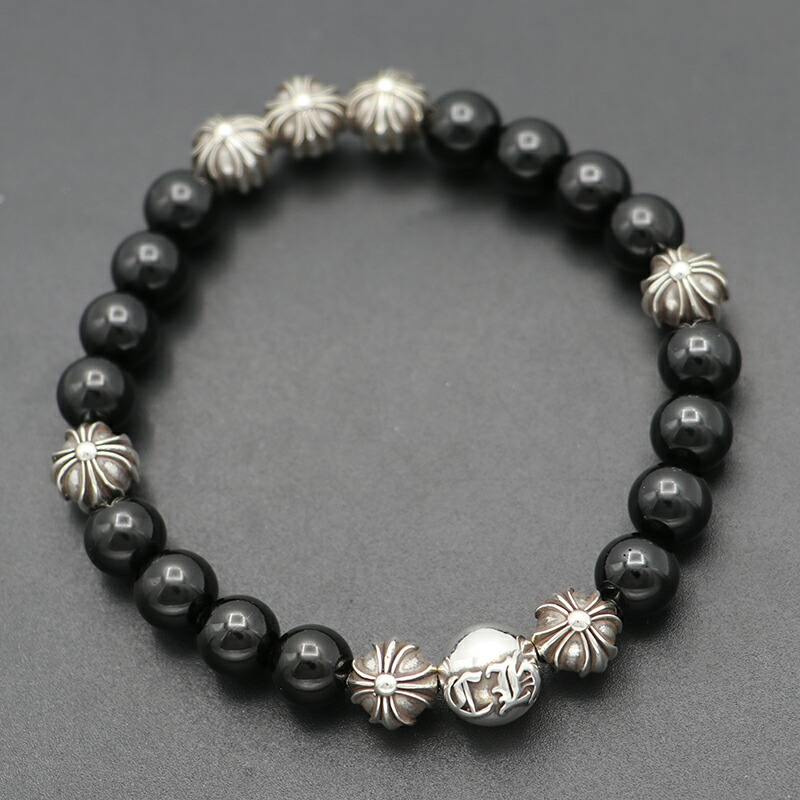 楽天市場】クロムハーツ【CHROMEHEARTS】ビーズブレスレット/ブラック