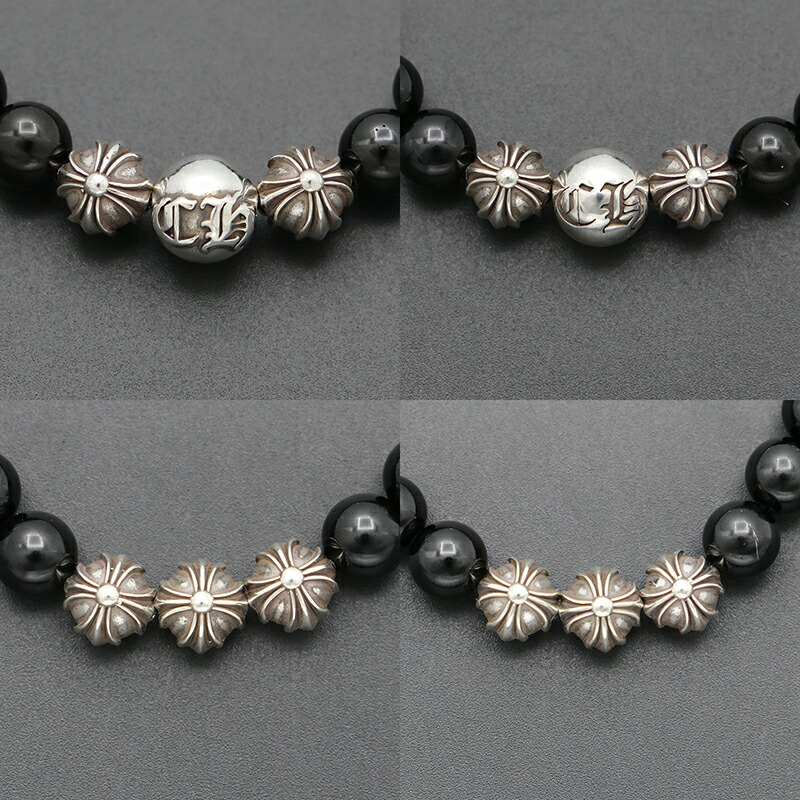 楽天市場】クロムハーツ【CHROMEHEARTS】ビーズブレスレット/ブラック