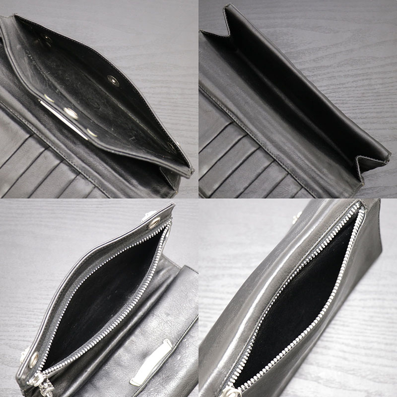 楽天市場】クロムハーツ【CHROMEHEARTS】ロングウォレット/ウェーブ