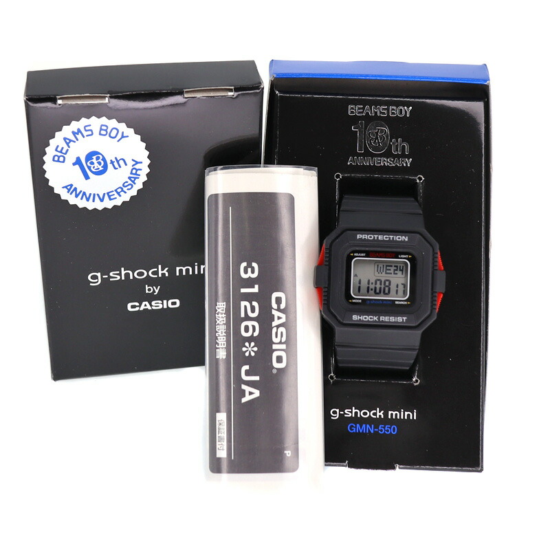 楽天市場】CASIO【カシオ】GMN-550 G-SHOCK mini BEAMS BOY 10周年記念