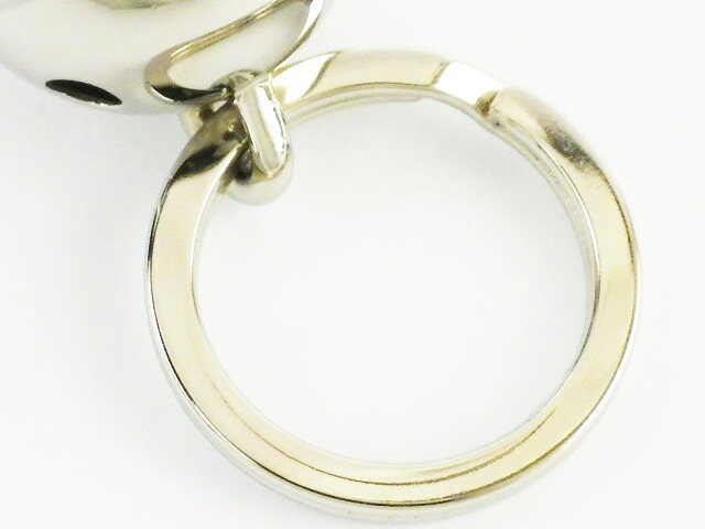 楽天市場】HERMES エルメス 鈴チャーム シルバー キーリング