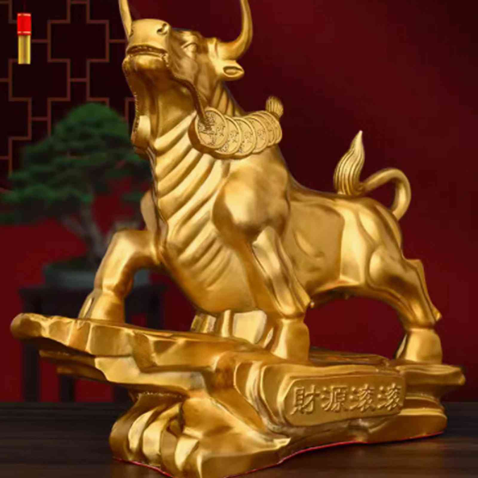 楽天市場】風水置物 牛の銅像 銅牛 牛 十二支置物 うし 金運 財運 開運