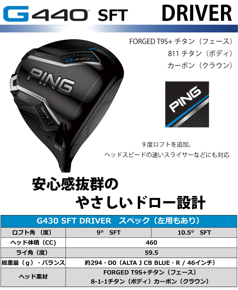 楽天市場】ピン G440 ドライバー MAX LST SFT N.S. PRO Regio formula