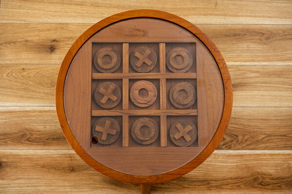 楽天市場】ボードゲームテーブル 高さ50cm 2台セット ブラウン サイド