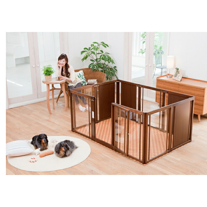 楽天市場】[セール][ペットサークルF80XLアクリル]犬用 サークル 多頭