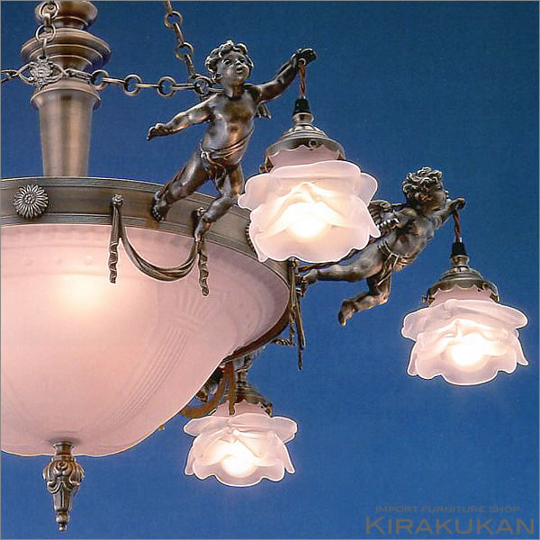 楽天市場】天使のランプペンダント7灯＆シェードセット おしゃれ 輸入