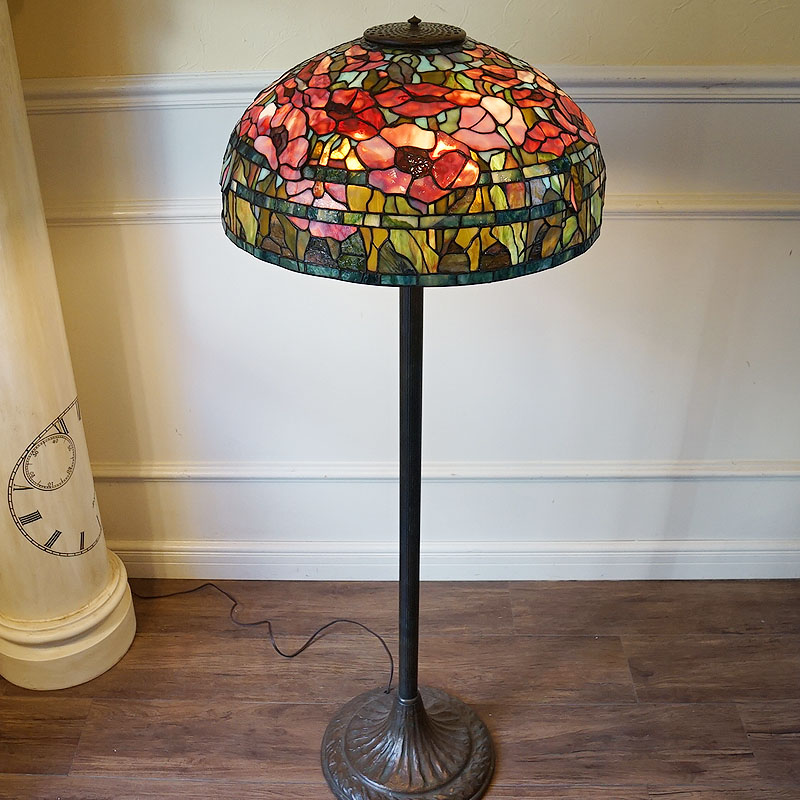 楽天市場】ヴィンテージ ステンドグラス フロアーランプ ティファニー