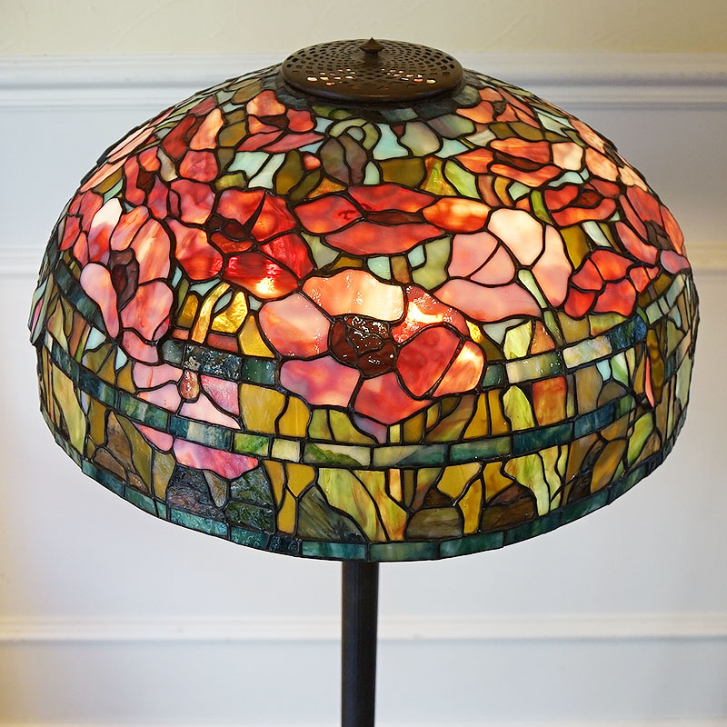 楽天市場】ヴィンテージ ステンドグラス フロアーランプ ティファニー
