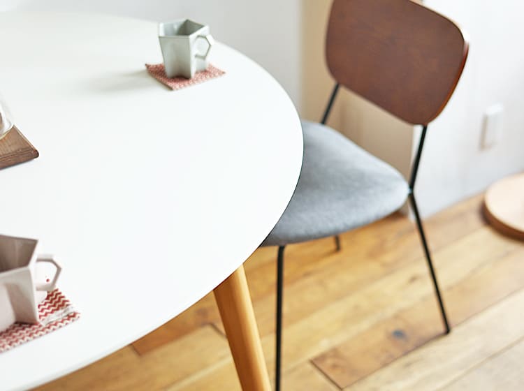 楽天市場】半円形ダイニングテーブル Kuol(クオル) 幅120cmダイニング