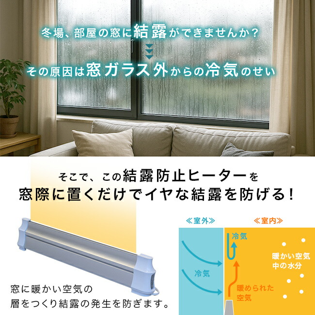 楽天市場】【特典あり】結露防止ヒーター アル aru-1500[窓際ヒーター