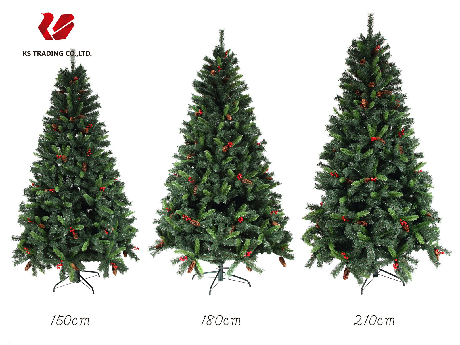 楽天市場】【大特価セール】クリスマスツリー 180cm ヒンジ式、枝大幅