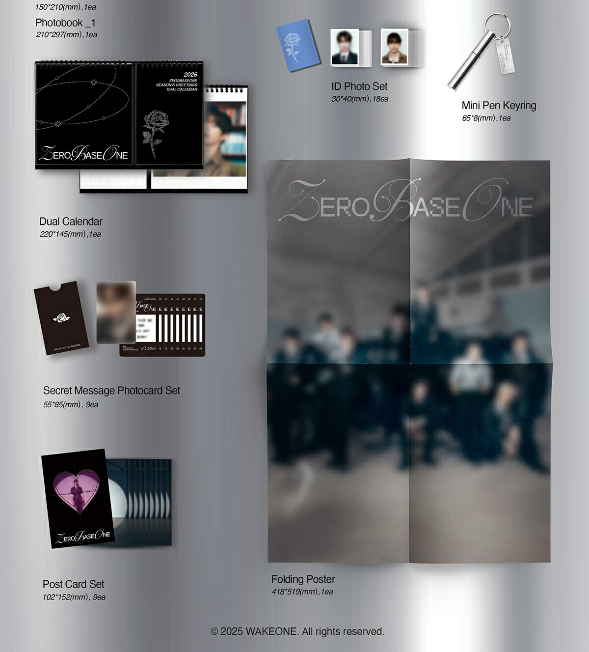 楽天市場】ZEROBASEONE - 2026 SEASON'S GREETINGS [(0_1) World