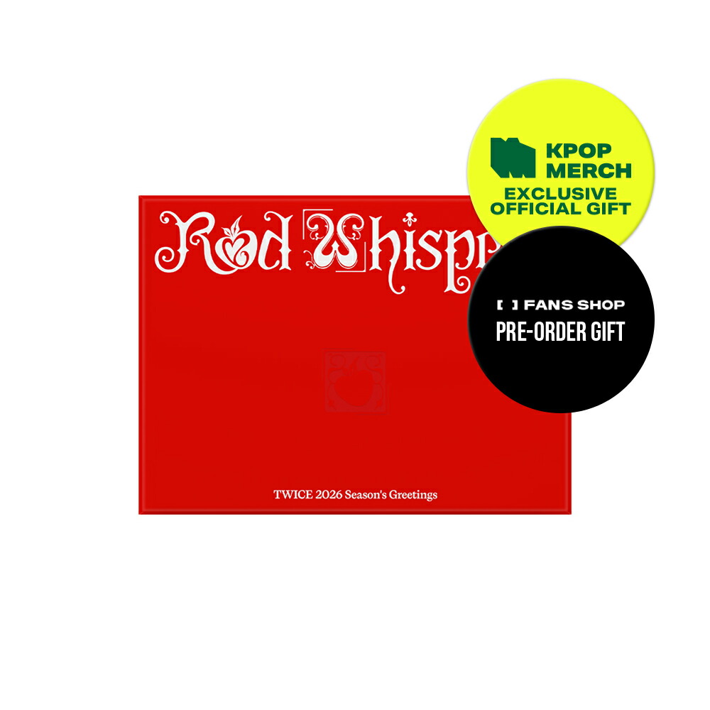 楽天市場】【ONLINE特典付】 TWICE RED WHISPERS 2026 SEASON