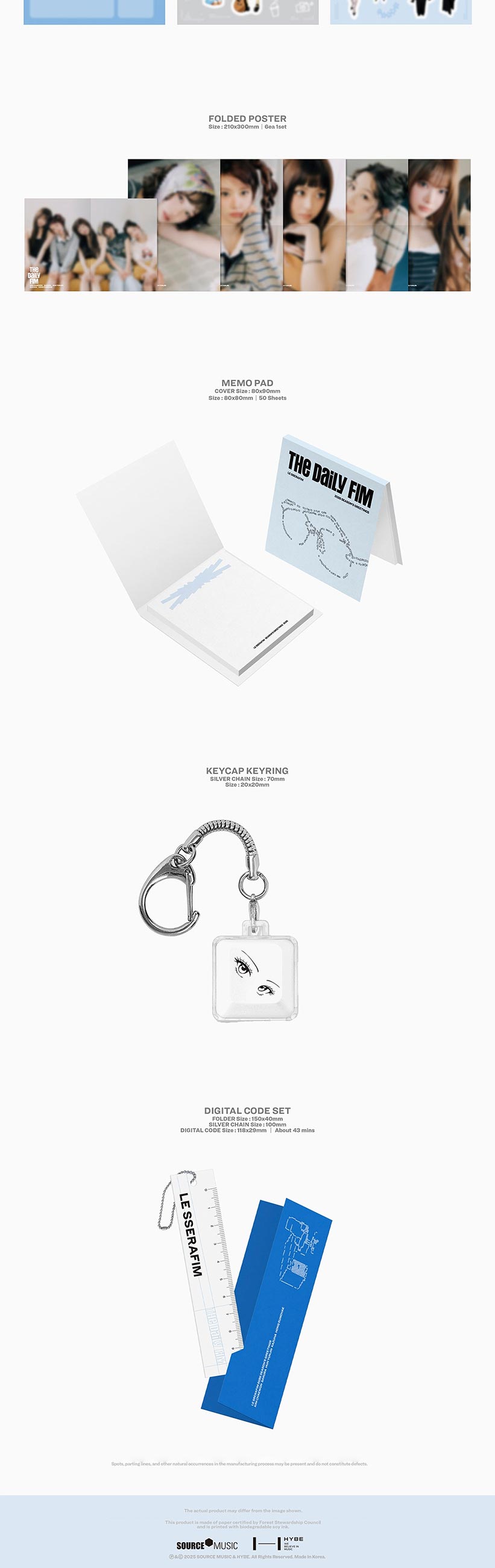 楽天市場】【WEVERSE特典付】 LE SSERAFIM 2026 SEASON GREETINGS