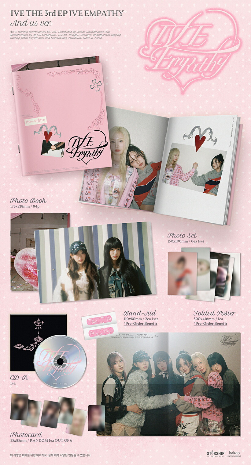 楽天市場】【Starship特典選択】 IVE - IVE EMPATHY / 3rd EP / IVE