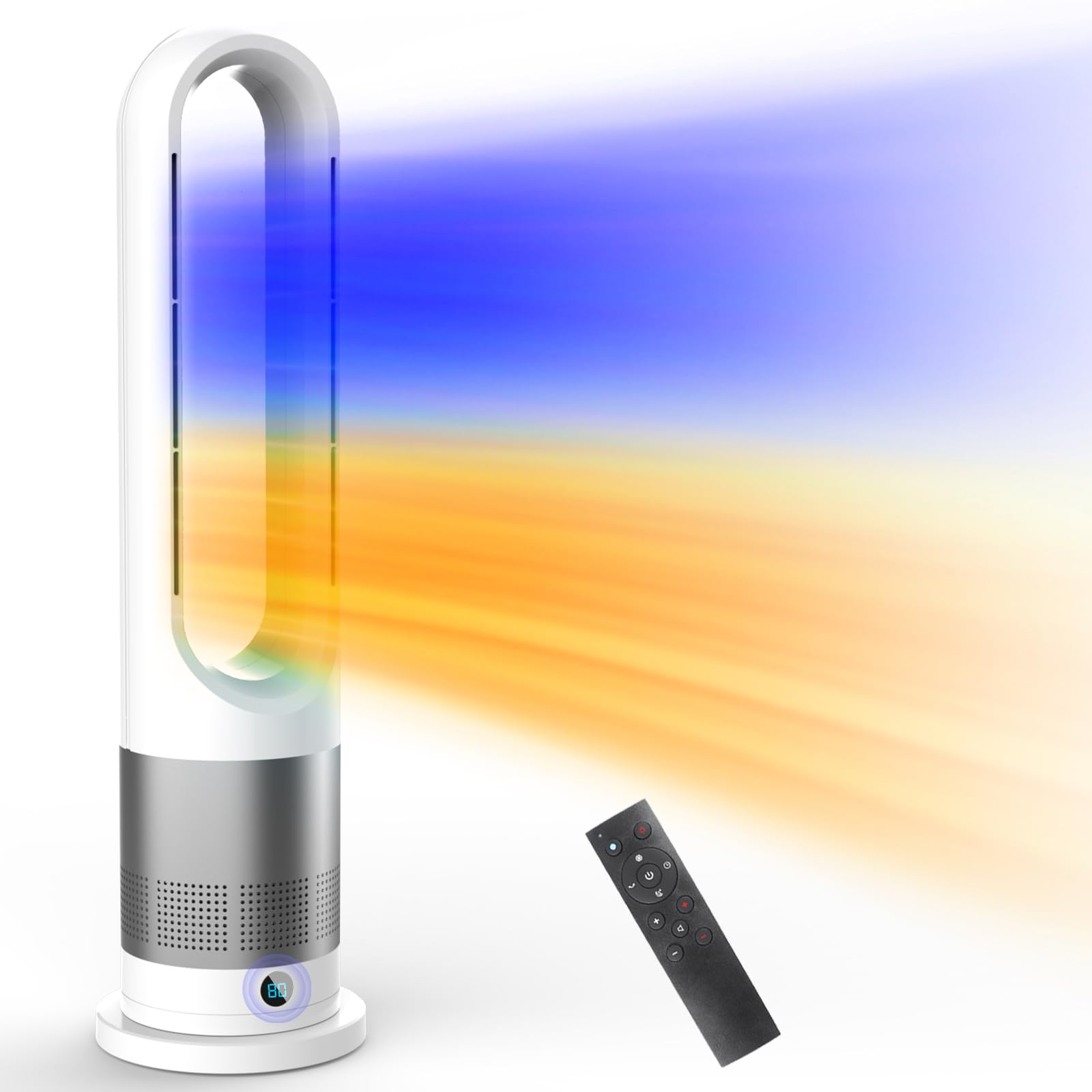 楽天市場】新登場セラミックヒーター冷暖兼用・羽根なし 暖房器具