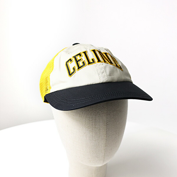 楽天市場】CELINE セリーヌ Mesh Baseball Cap ベースボールキャップ