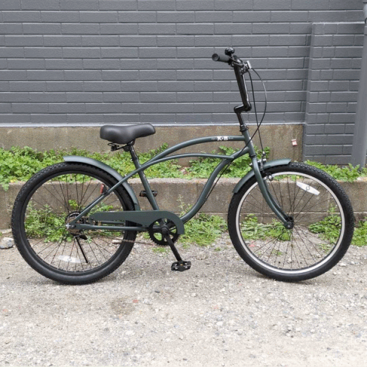 楽天市場】自転車 通販 KB 24KB-1SP アーミーグリーン 24インチ