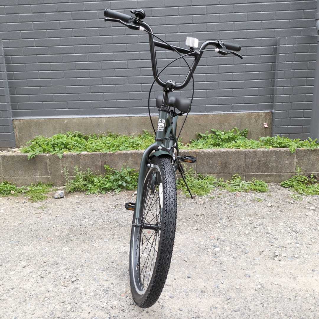 楽天市場】自転車 通販 KB 24KB-1SP アーミーグリーン 24インチ