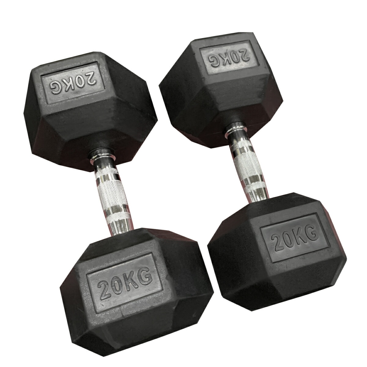 楽天市場】ラバー ヘックス ダンベル 20kg × 2個 セット バーベル