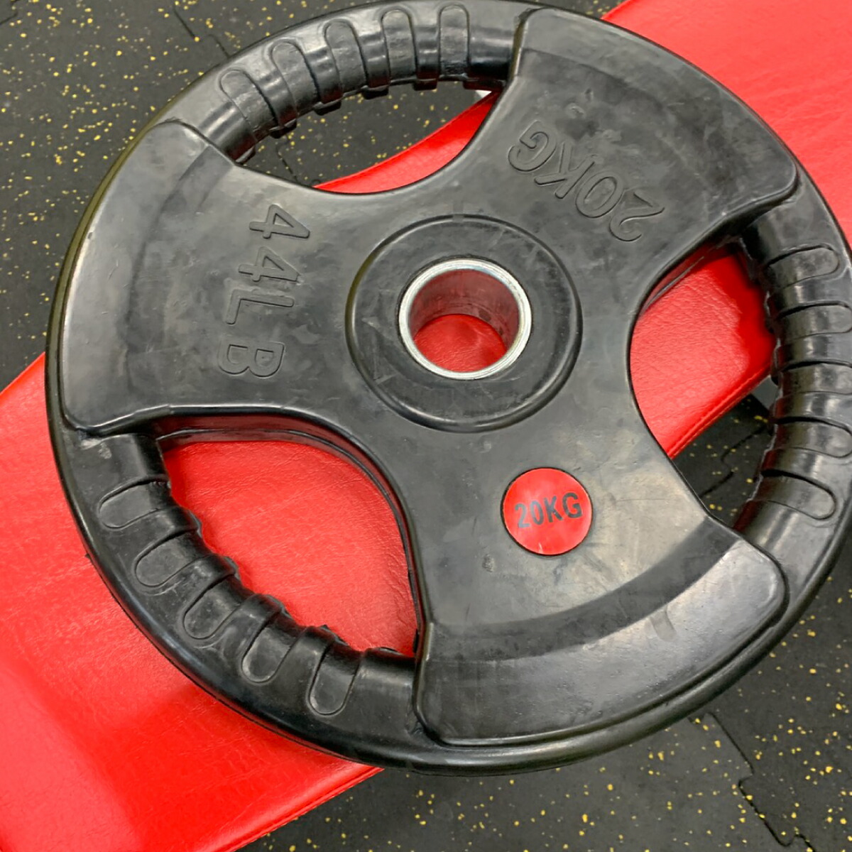 楽天市場】Φ 50mm 3グリップ ラバープレート 20kg×2枚セット 筋トレ