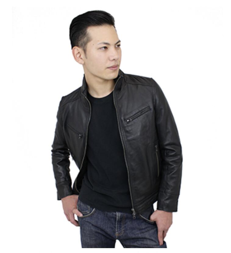 楽天市場】ラム革 シングルライダース ジャケット S〜5L(Mサイズ L