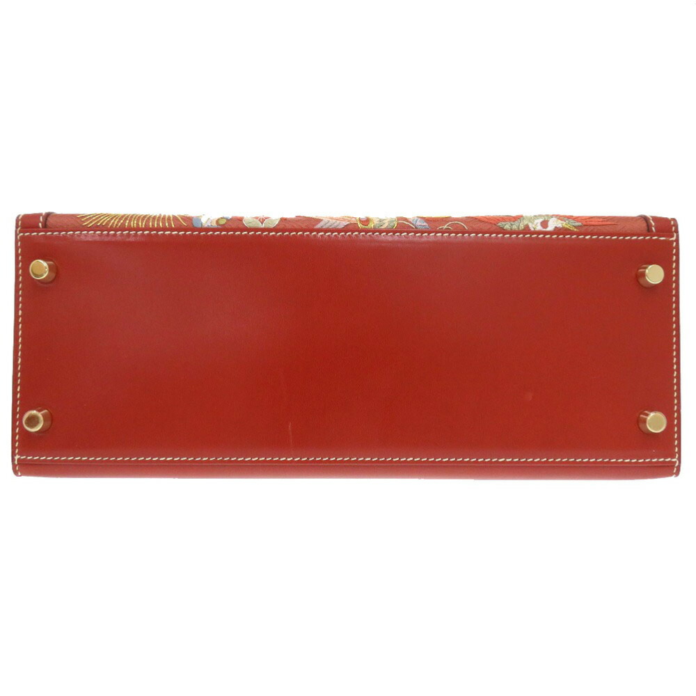 楽天市場】美品 エルメス ケリー28 外縫い 京刺繍 着物 ボックスカーフ