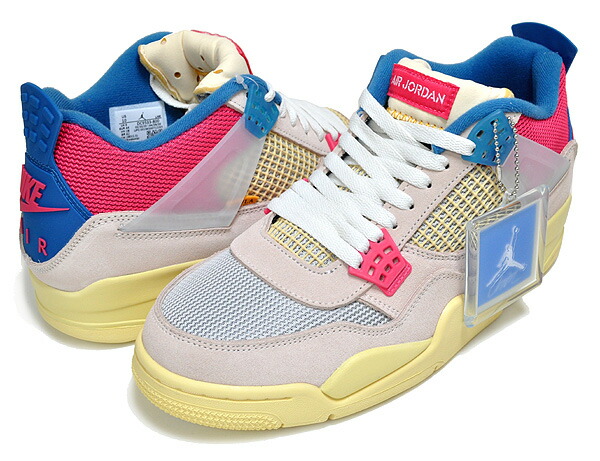 楽天市場】NIKE AIR JORDAN 4 RETRO SP UNION guava ice/lt fusion red
