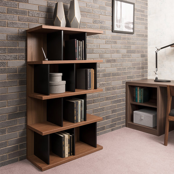 楽天市場】本棚 ウッドシェルフ モダンデザイン ハイタイプ TAU-SHELF