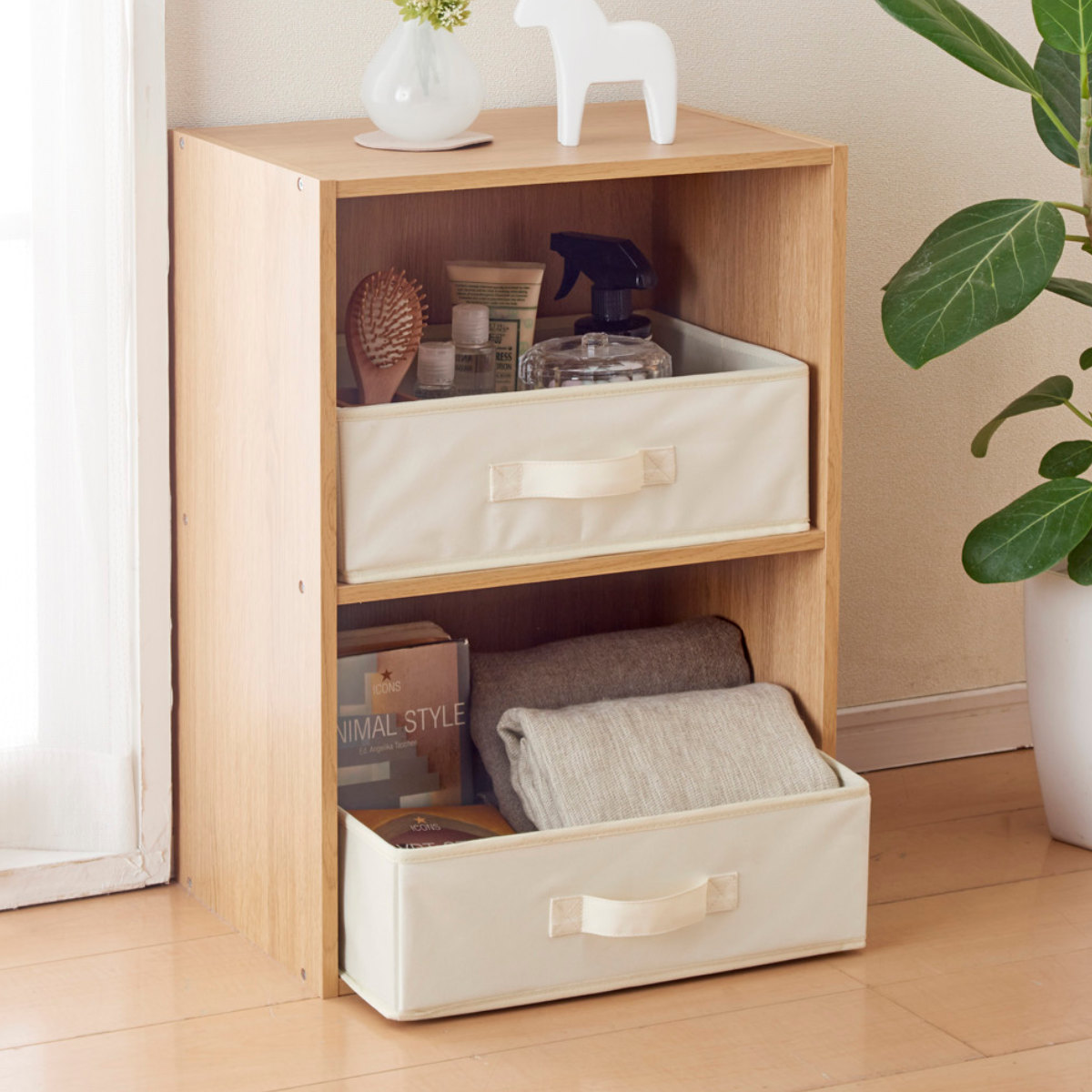 楽天市場】収納ケース SPACE-KIT インナーボックス 同色2個入り 横型