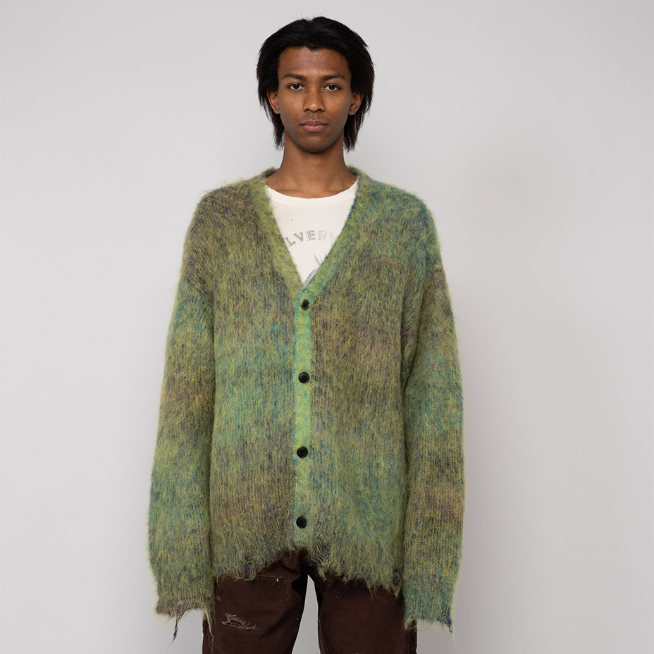 楽天市場】Kasuri Mohair Cardigan G11CD030 ブランド KAMIYA カミヤ