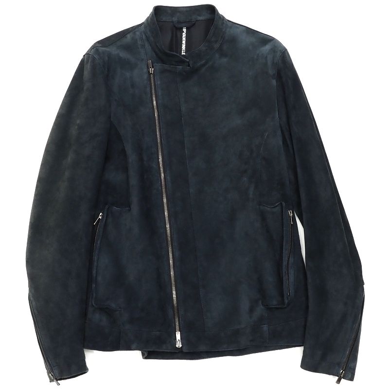 楽天市場】未使用品訳あり RIPVANWINKLE スエードレザー ライダース