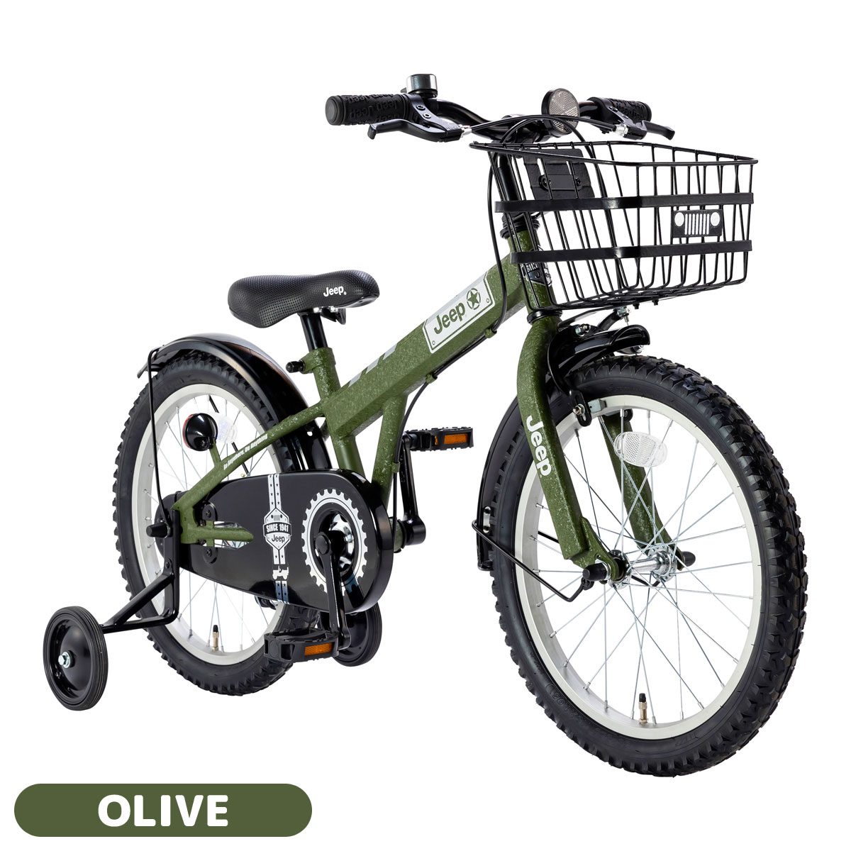 楽天市場】JEEP 完成品 子供用自転車 18インチ 自転車 補助輪 ジープ
